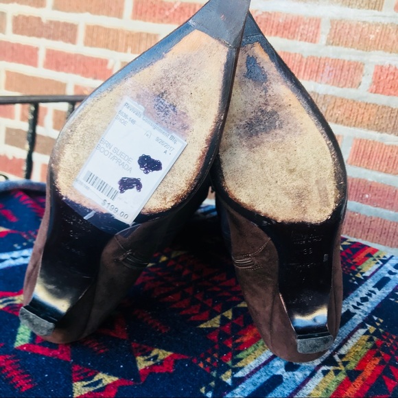 Prada Miu Miu Suede knee boots - Picture 4 of 8